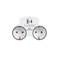 Adaptador doble con USB A+C