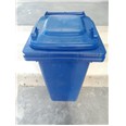 CONTENEDOR 120 LITROS CON TAPA Y RUEDAS - COLOR AZUL