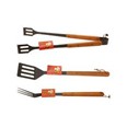 Accesorios barbacoa. Pincho grande mango madera. 4 uds.