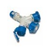 ADAPTADOR 3 TOMAS 3P+N+T 16A 380V