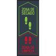 ALFOMBRA DESINFECCION LIMPIA-SECA RJ/VD 67X150CM -Neto-