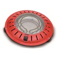 Brasero 900 W. Con reflector. 2 resistencias blindadas. HJM 100