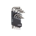Jgo. 9 llaves Torx seguridad (T10-T50).