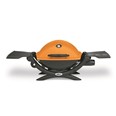 WEBER Q1200 ORANGE  BBQ GAS